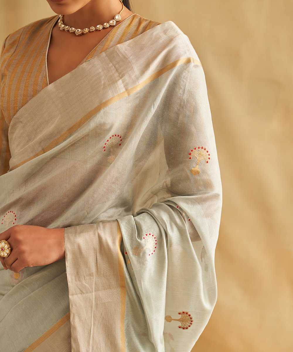 Premium Malthi Silk Saree Set - Image 3