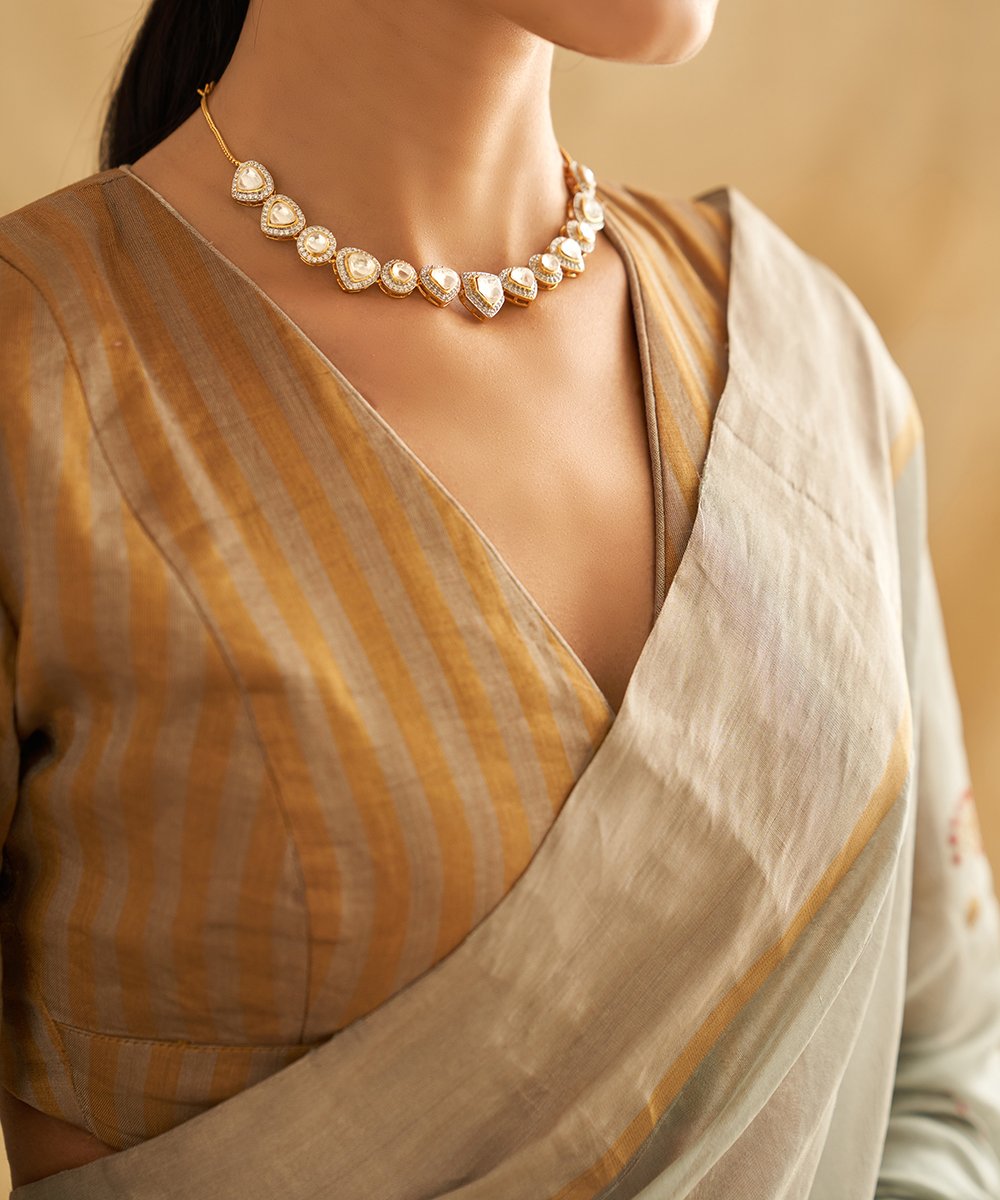 Premium Malthi Silk Saree Set - Image 4